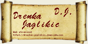 Drenka Jaglikić vizit kartica